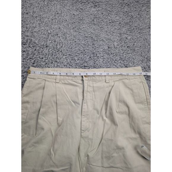 Gap Pants Mens 34X30 Beige Relaxed Distressed Casual Minimal Preppy Work Chore - Picture 6 of 10